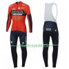 Cykeltøj Langærmet + Bib Cykelbukser 2018 Bahrain-Merida N001